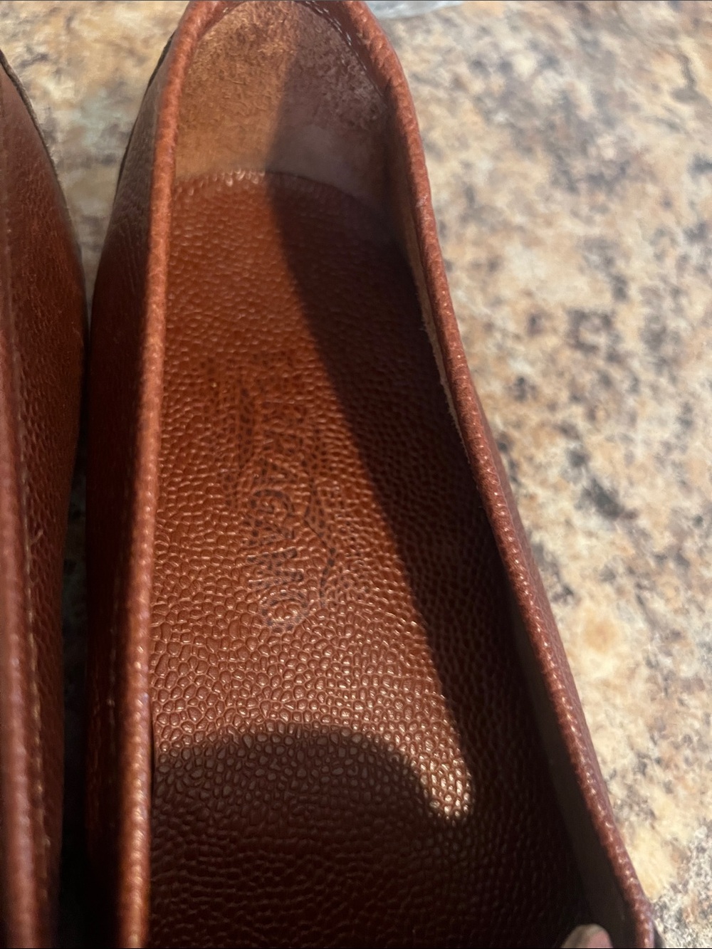 Salvatore Ferragamo Made in Italy men’s cognac penny loafers shoes size 10D. - Picture 4 of 13